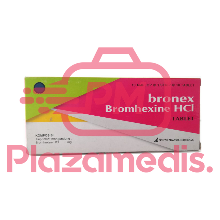 Hcl obat 8 bromhexine mg bronex Bronex